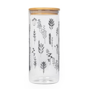 Doodle Glass Jar - 1200ml